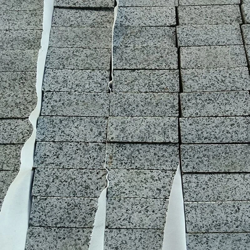 G654 Bergergaji Batu Berturap Kelabu Gelap Granit Berbatu