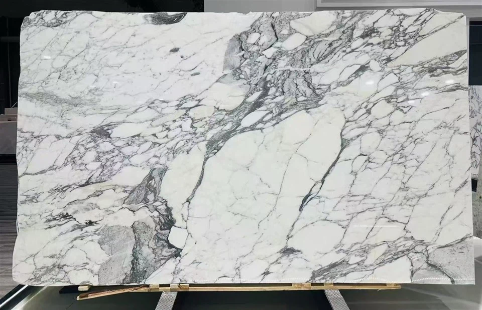 Grade A INatural White Marble Italy Arabescato Tile/Slab For Wall/Floor/Vanity Top/Stairs
