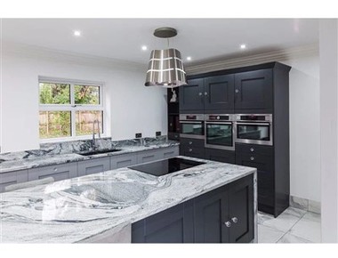 Kolam Lantai Granit Hitam Kelabu Gelap G654 Coping Stone Jubin Baharu