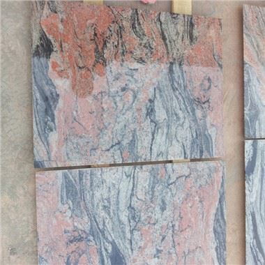 Papak Granit Merah Berbilang Warna Untuk Jubin Batu Turap