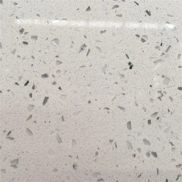 Papak Kuarza Putih Galaxy Warna Kuarza Panas