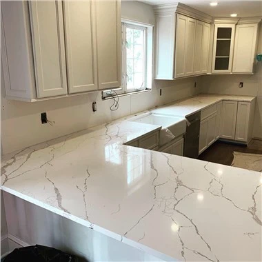 Countertops Kuarza Putih Calacatta